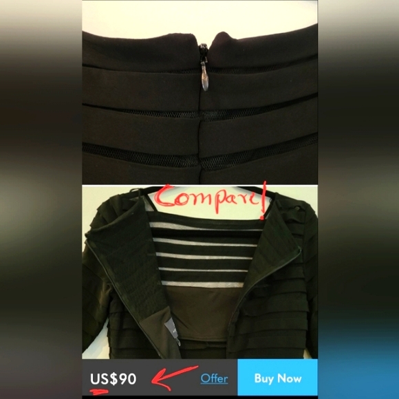 Elegant Black Layered Dress  ❗️ AP designer - Picture 12 of 16